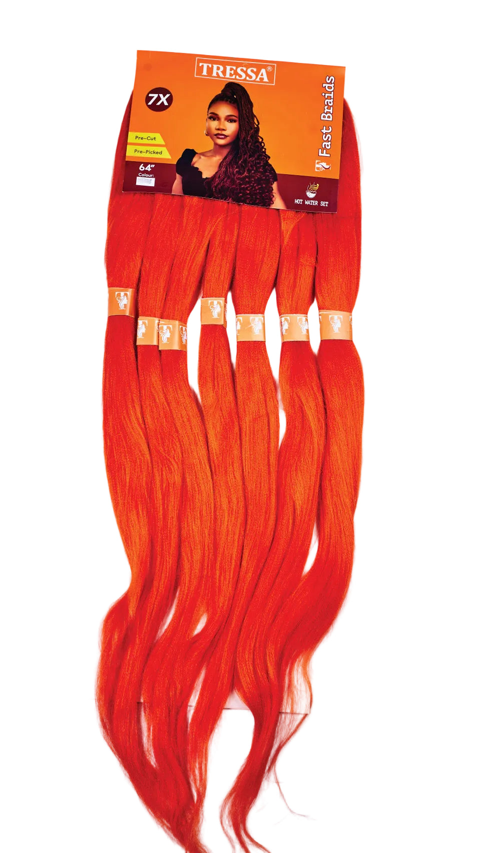 Tressa Fast Braid (400g)-TRESSA ORANGE