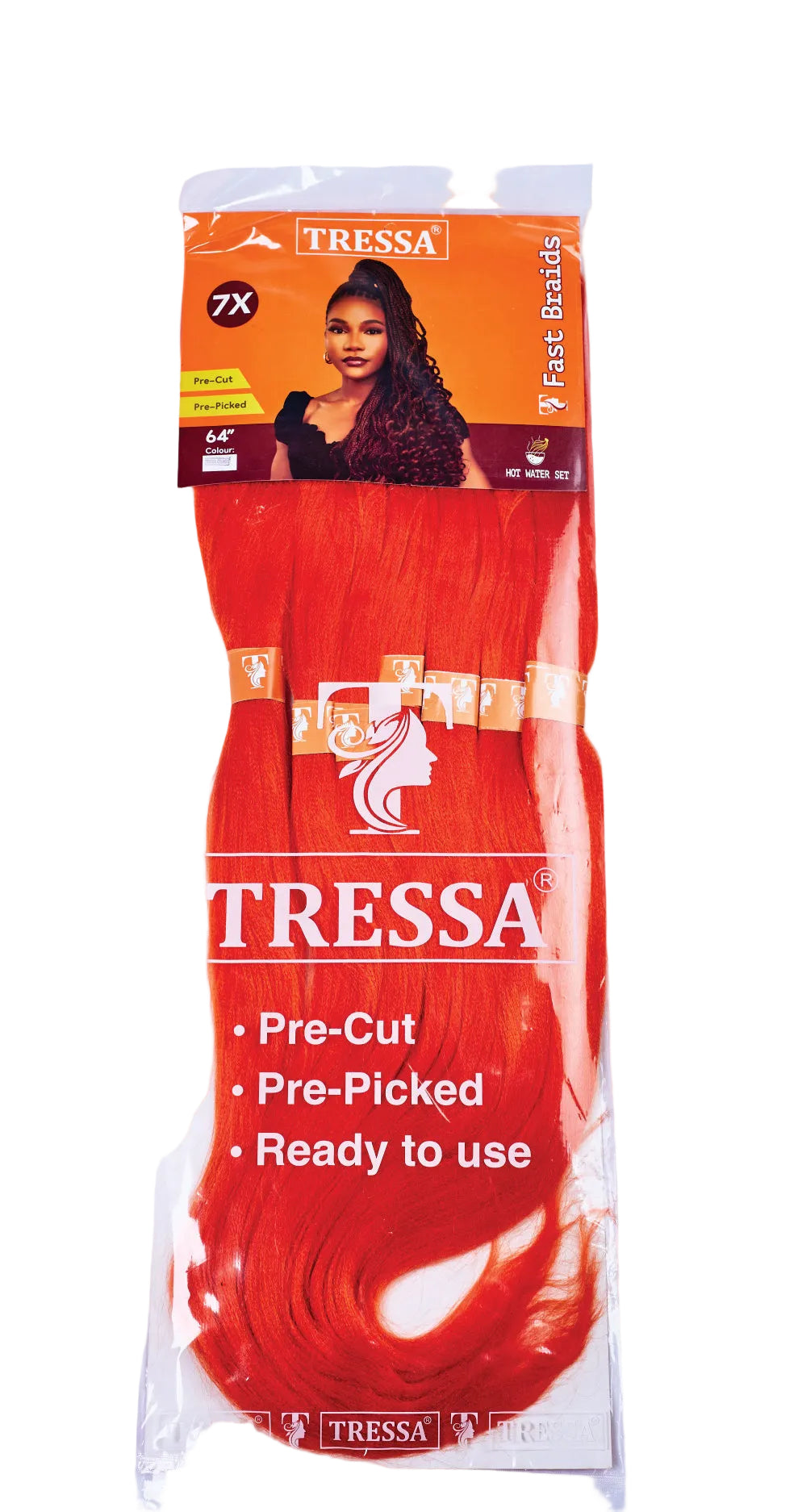 Tressa Fast Braid (400g)-TRESSA ORANGE